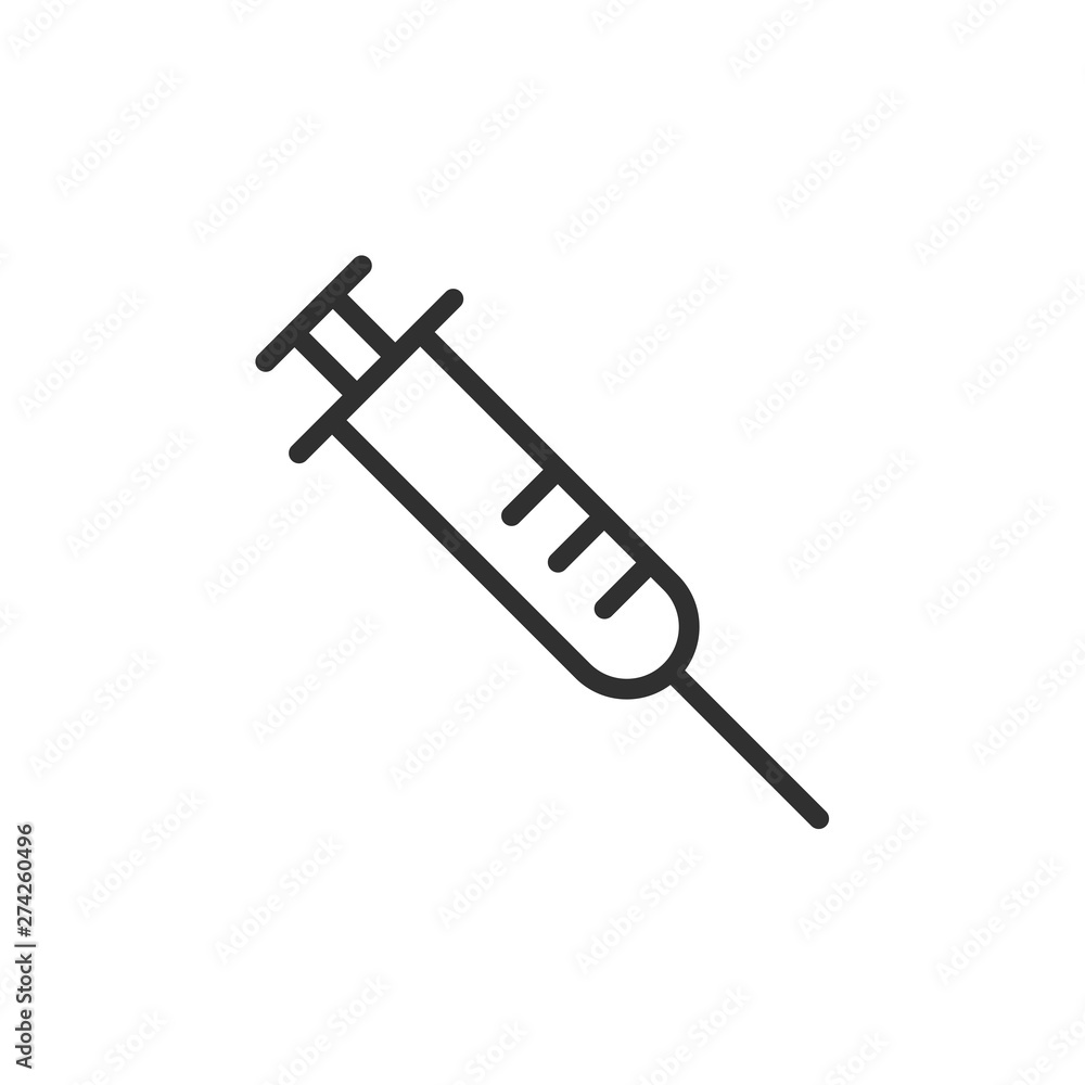 Syringe icon template black color editable. Injection symbol Flat vector sign isolated on white background. Simple vector illustration for graphic and web design. Syringe icon template black color editable. Injection symbol Flat vector sign isolated on white background. Simple vector illustration for graphic and web design.