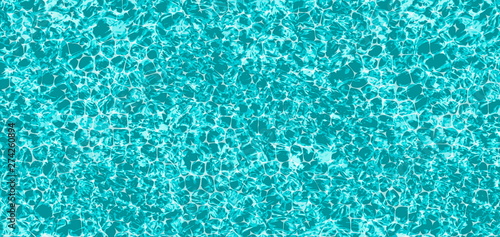Realistic blue texture of water in the swimming pool vector illustration