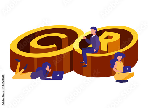 copyright of intellectual people icon vector ilustration