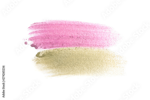 Eyeshadows isolated on white background. Makeup products
