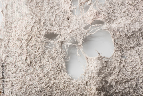 Photography Closeup of tattered rag