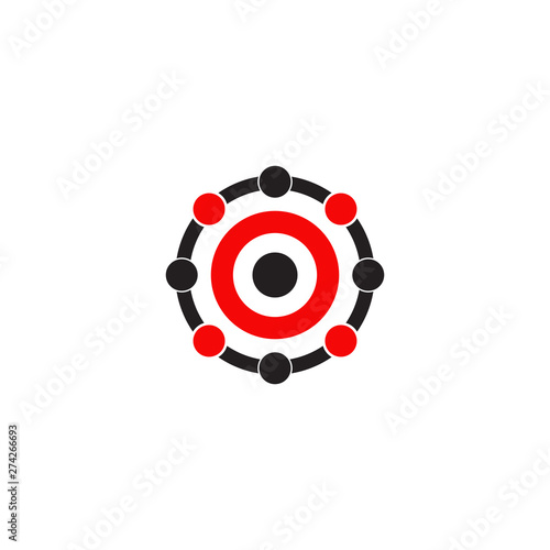 Circle logo design inspiration vector template