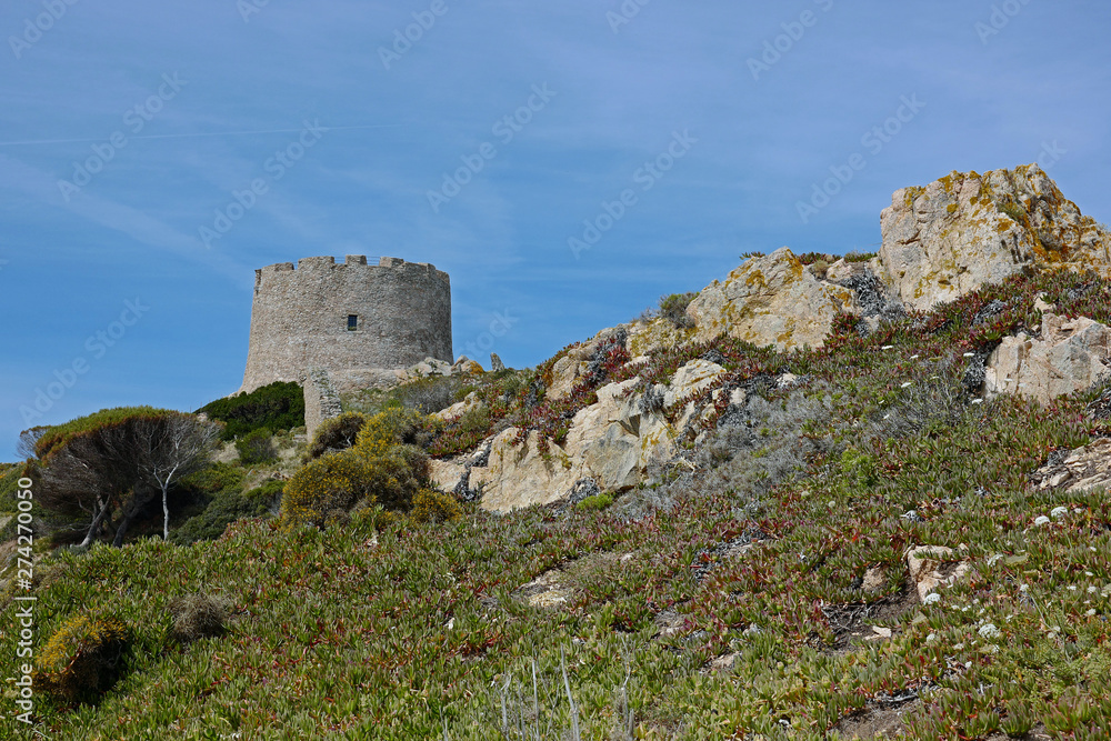 Sardinien Santa Teresa Gallura orre di Longonsardo o Torre Spagnola