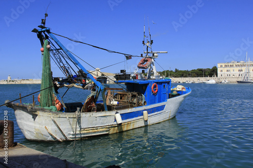 départ du chalutier