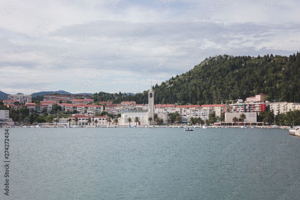Blick auf die Stadt Ploce in Kroatien