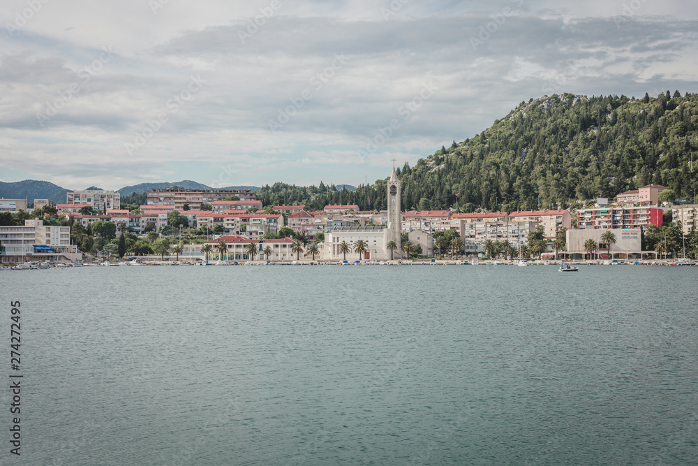 Blick auf die Stadt Ploce in Kroatien