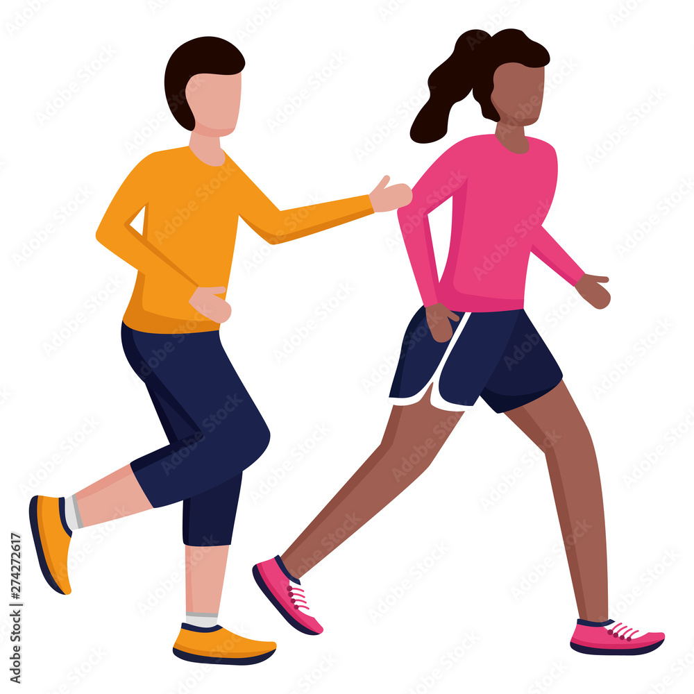 people running activity people running activity
