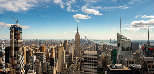 Midtown of New York cityscape view from rooftop Rockefeller Center © Edi Chen