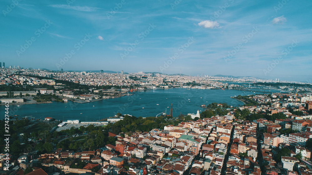 aerial view of istanbul