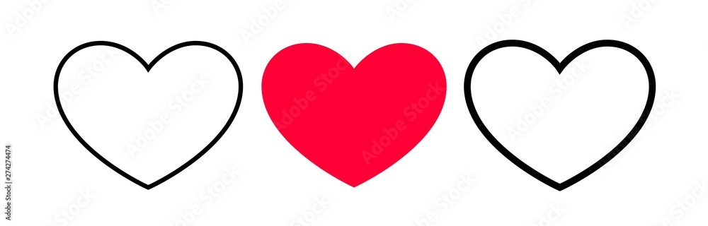 Sign, symbol, icon, hearts for web design, apps, online store and more. Sign, symbol, icon, hearts for web design, apps, online store and more.