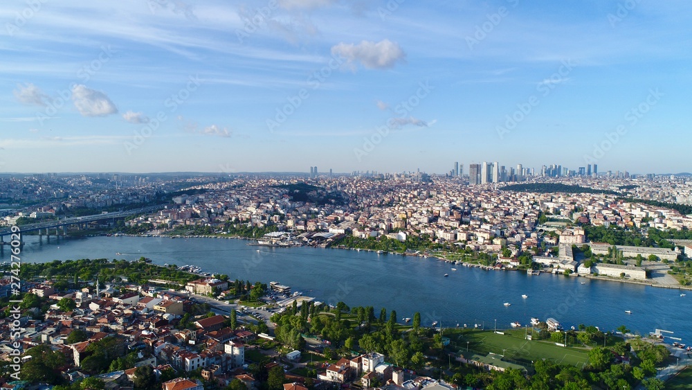Fototapeta premium aerial view of istanbul