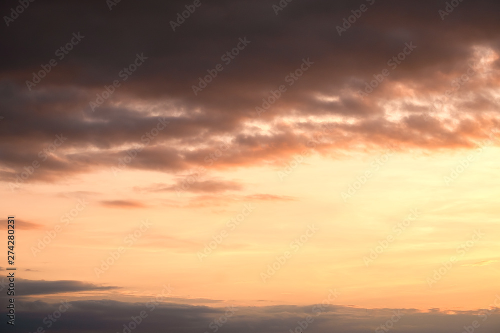 Colorful and cloudy sky background landscape with cloud pattern and texture Colorful and cloudy sky background landscape with cloud pattern and texture