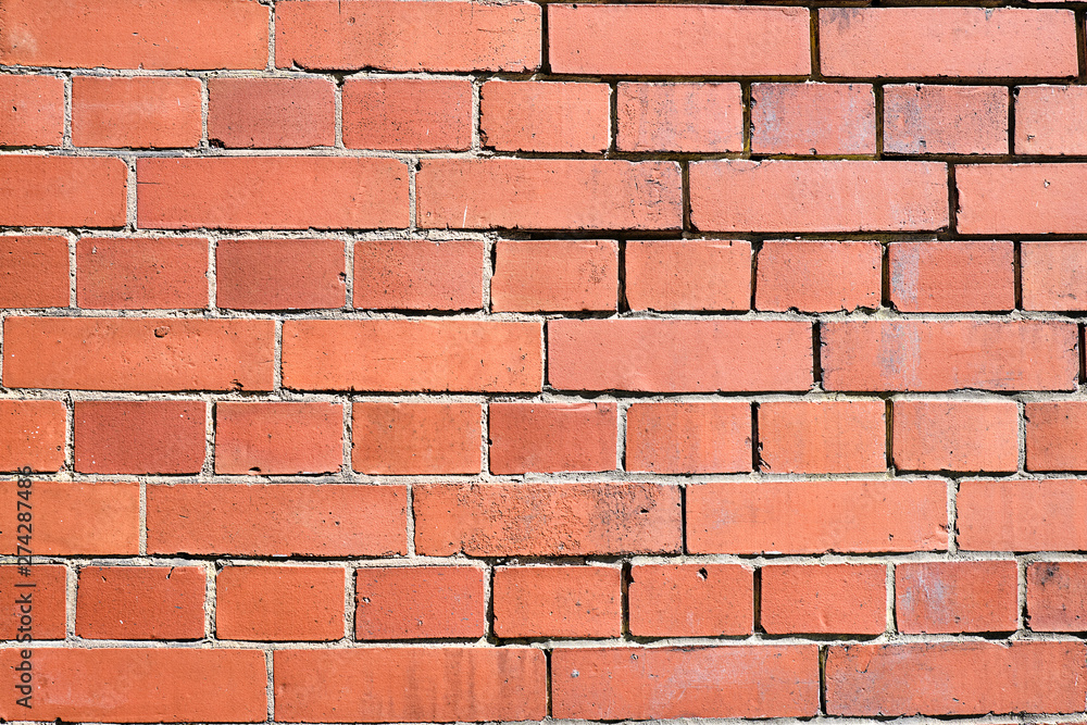 Background from a red clinker brick wall Background from a red clinker brick wall