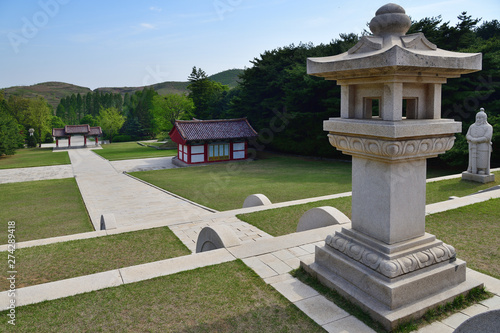 North Korea. Tomb of King Wanggon