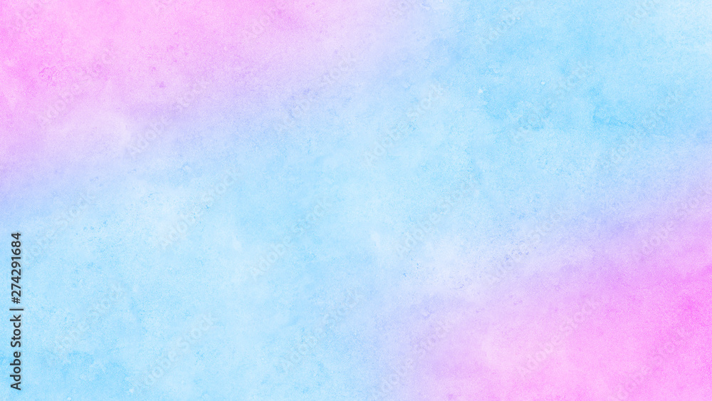 Modern fantasy colorful aquarelle paper textured ink effect grungy wet pastel illustration for design. Creative blue, purple and pink shades watercolor background for vintage card, retro template Modern fantasy colorful aquarelle paper textured ink effect grungy wet pastel illustration for design. Creative blue, purple and pink shades watercolor background for vintage card, retro template