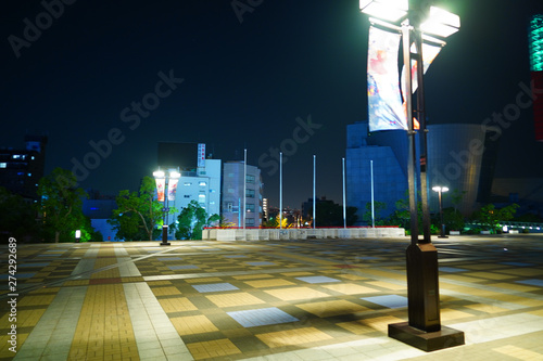 Fototapeta Naklejka Na Ścianę i Meble -  City Landscape in Osaka 港区周辺風景