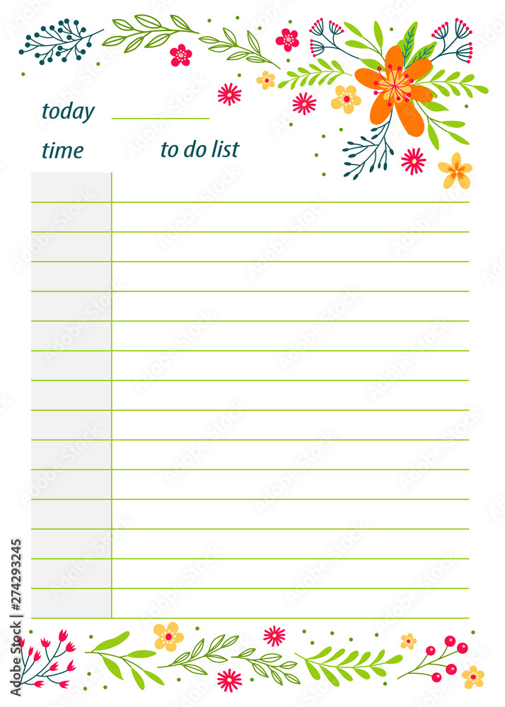 Decorative to do lists, cute notes with winter vector illustrations. Template for party organization, greeting and journal cards, invitations, gifts decoration, stationery. - Vector Decorative to do lists, cute notes with winter vector illustrations. Template for party organization, greeting and journal cards, invitations, gifts decoration, stationery. - Vector