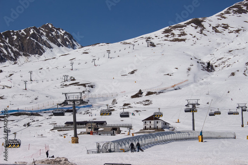 Ski Lift at Passo del Tonale
