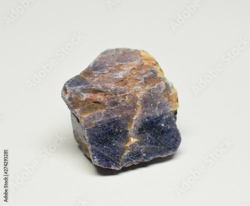 Sapphire raw gemstone  photo