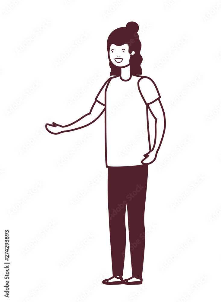 silhouette of young man in white background silhouette of young man in white background
