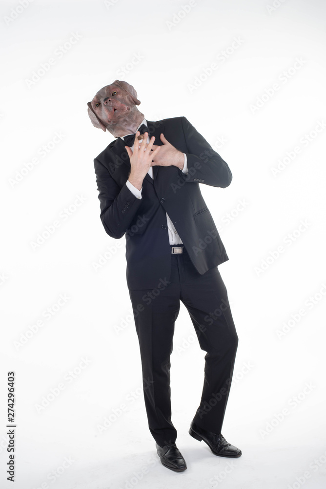 Obraz premium Perro Humano