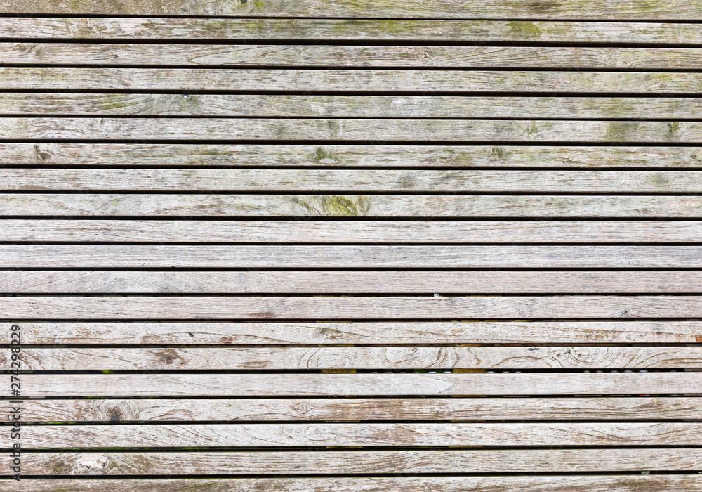 Obraz premium Wooden planks, natural color, horizontal stripes, texture, background