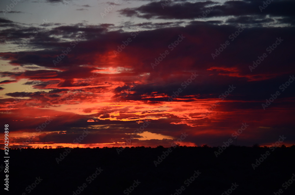 Fototapeta premium Patagonian sunset