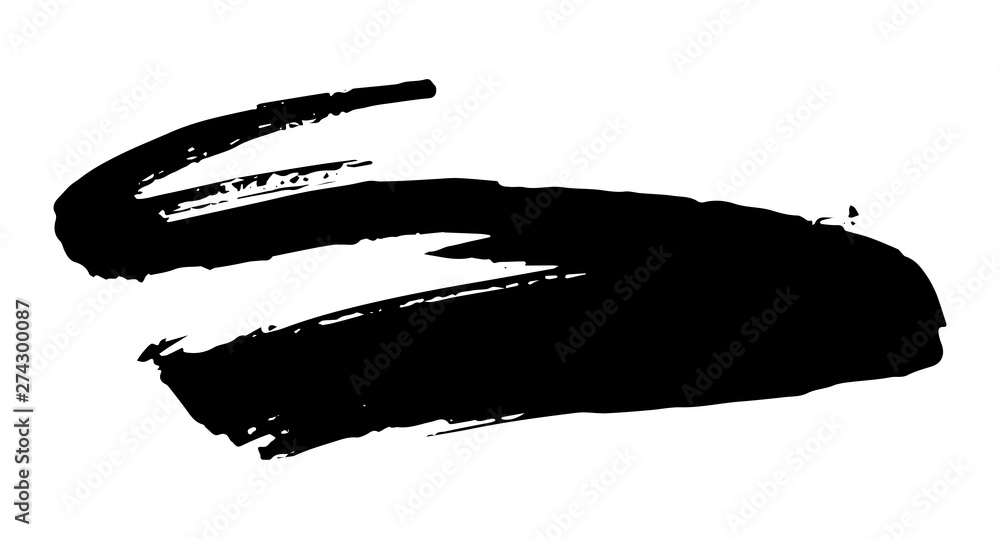 Fototapeta premium Artistic paint stroke