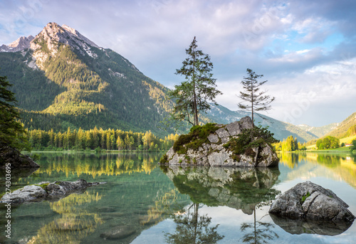 Der Hintersee bei Ramsau im Berchtesgadener Land photo