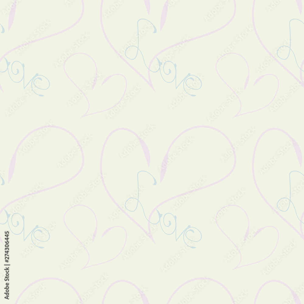 Gentle seamless pattern in chalk white, dusty pink and muted light blue colors Gentle seamless pattern in chalk white, dusty pink and muted light blue colors