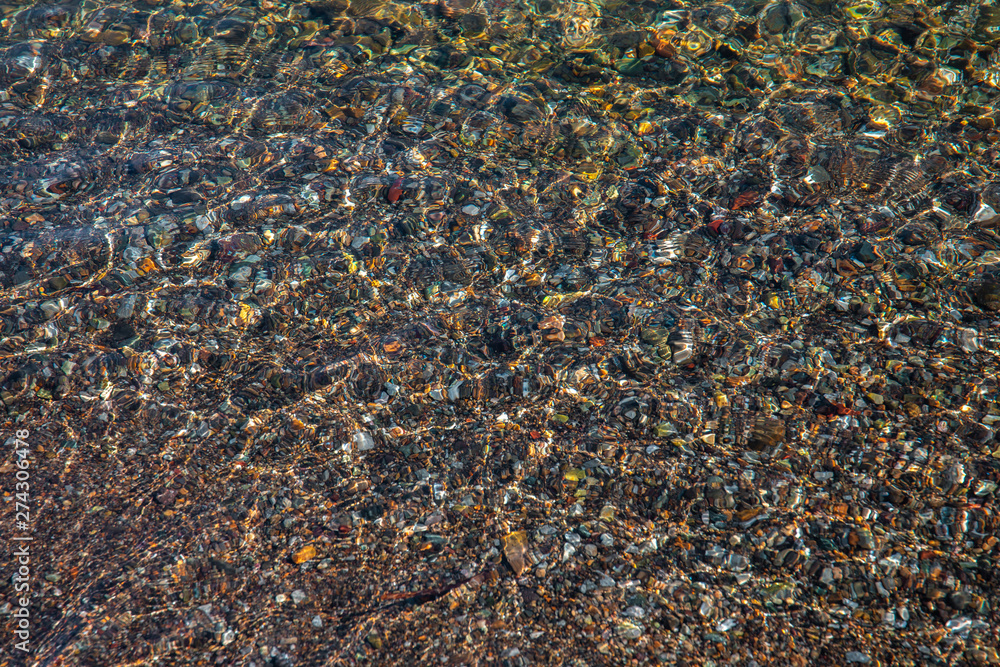 abstract beach background texture with pebbles, sands and sea water in bodrum turkey abstract beach background texture with pebbles, sands and sea water in bodrum turkey
