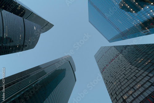 Photography Moscow City Skyscrappers