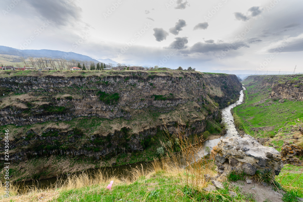 Fabulous canyon with Dzoraget river, Armenia