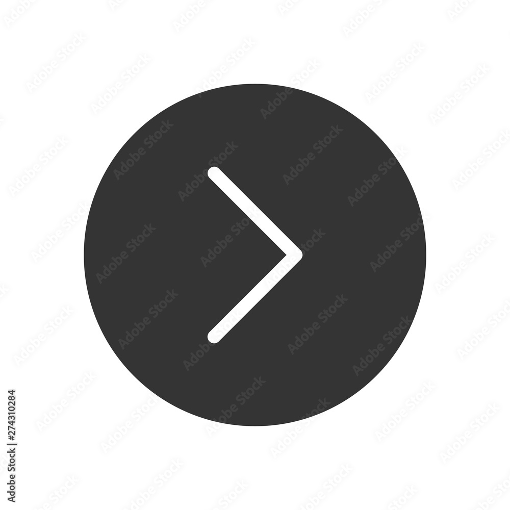 Arrow vector icon in modern style for web site and mobile app Arrow vector icon in modern style for web site and mobile app