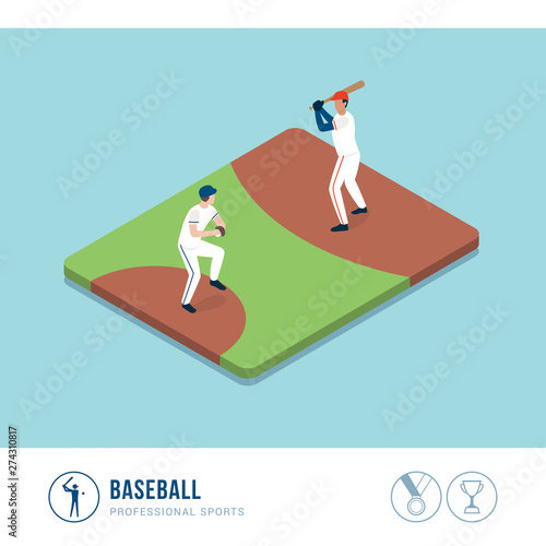 Professional sports competition: baseball