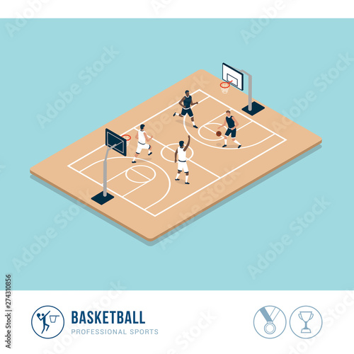 Professional sports competition: basketball