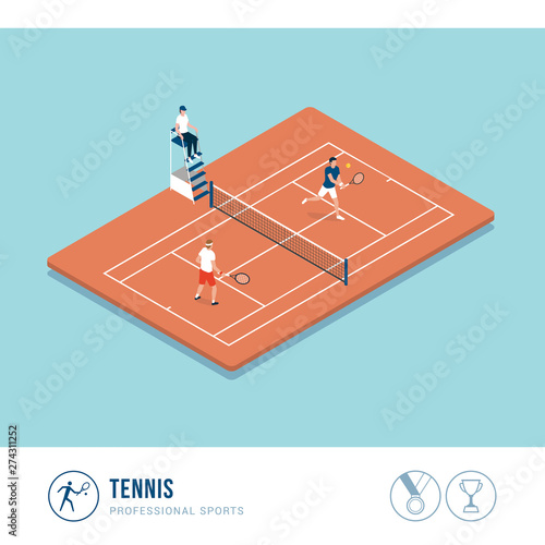 Professional sports competition: tennis