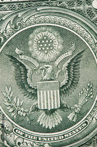 American Eagle Great Seal from the back of a one dollar bill