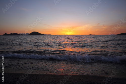 Seaside town of Turgutreis and spectacular sunsets © bt1976