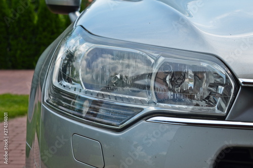 This is a view of citroen C5 lamp detail. photo