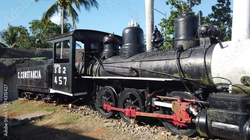 Old Museum locomotive somewhere in Cuba photo