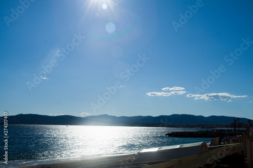 Contre-jour from Saint-Maxime