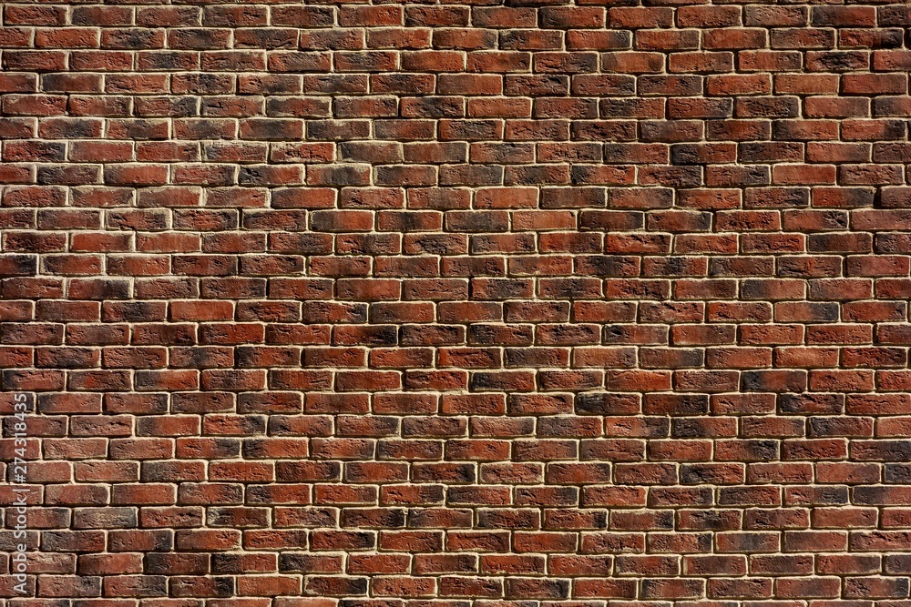 Fototapeta red brick wall background