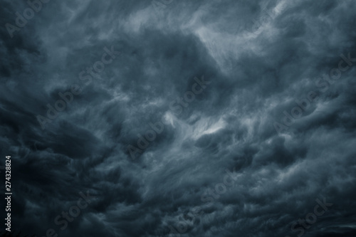 Storm Clouds In Sky Background, Dark Storm Cloud Weather 
