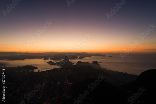P  o de A    car - Rio de Janeiro - Brazil - View of the Christ