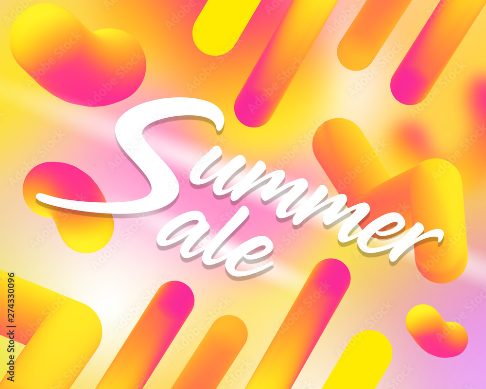 Summer Clearance Sale marketing design background. Abstract art gradient. Fluid creative concept composition for advertising. Discount promotion poster. Shopping final reductions Summer Clearance Sale marketing design background. Abstract art gradient. Fluid creative concept composition for advertising. Discount promotion poster. Shopping final reductions