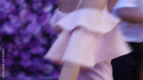 Wallpaper Mural dancing at a party. Dancing girls Shake their hips, hands and breasts, have fun at the party Torontodigital.ca