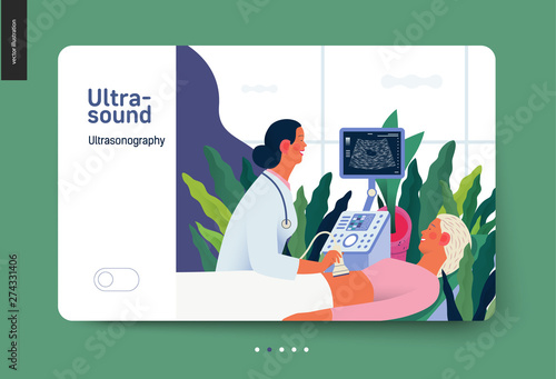 Medical tests template - ultrosound