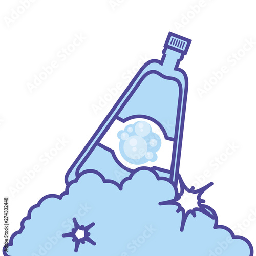 Isolated cleaning detergent design icon vector ilustration