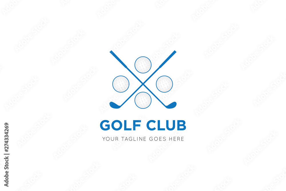 golf logo, icon and badge vector illustration design template golf logo, icon and badge vector illustration design template